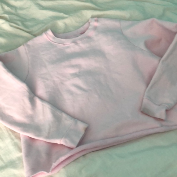 Other - Crop pink sweater